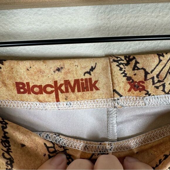 Blackmilk Marauders Map Harry Potter Leggings Stretch Size XS Rare - Picture 4 of 7